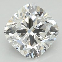 Lab Created 1.56 Carat D-VS1 Cushion Cut Diamond