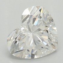 Lab Created 1.06 Carat E-VS2 Heart Shaped Diamond