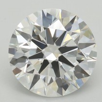 Lab Created 3.74 Carat F-VS2 Round Diamond Lab Created 3.74 Carat F-VS2 Round Diamond