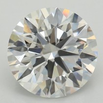 Lab Created 2.78 Carat F-VS1 Round Diamond