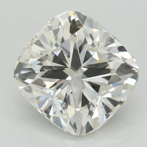 Lab Created 2.82 Carat G-VVS2 Cushion Cut Diamond Lab Created 2.82 Carat G-VVS2 Cushion Cut Diamond