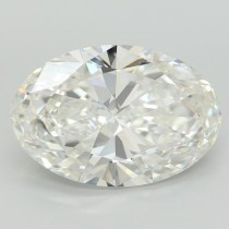 Lab Created 7.56 Carat F-VVS2 Oval Diamond