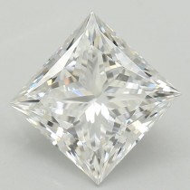 Lab Created 1.25 Carat D-VS1 Princess Cut Diamond