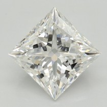 Lab Created 2.52 Carat E-SI1 Princess Cut Diamond Lab Created 2.52 Carat E-SI1 Princess Cut Diamond