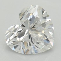 Lab Created 0.99 Carat D-VVS2 Heart Shaped Diamond Lab Created 0.99 Carat D-VVS2 Heart Shaped Diamond