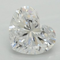 Lab Created 0.99 Carat D-VVS2 Heart Shaped Diamond Lab Created 0.99 Carat D-VVS2 Heart Shaped Diamond