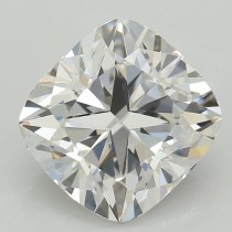 Lab Created 2.41 Carat E-VS1 Cushion Cut Diamond Lab Created 2.41 Carat E-VS1 Cushion Cut Diamond
