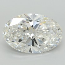 Lab Created 7.51 Carat E-VS1 Oval Diamond
