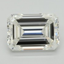 Lab Created 4.79 Carat F-VVS2 Emerald Cut Diamond