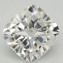 Lab Created 2.53 Carat E-VS1 Cushion Cut Diamond Lab Created 2.53 Carat E-VS1 Cushion Cut Diamond