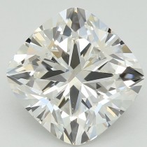 Lab Created 2.55 Carat E-VS1 Cushion Cut Diamond