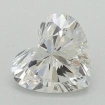 Lab Created 1.00 Carat E-VS1 Heart Shaped Diamond