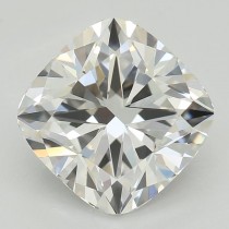 Lab Created 2.58 Carat E-VS1 Cushion Cut Diamond Lab Created 2.58 Carat E-VS1 Cushion Cut Diamond
