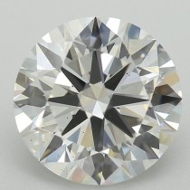 Lab Created 2.51 Carat E-VS2 Round Diamond