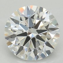 Lab Created 1.08 Carat E-VS1 Round Diamond