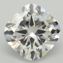 Lab Created 2.54 Carat E-VS2 Cushion Cut Diamond Lab Created 2.54 Carat E-VS2 Cushion Cut Diamond