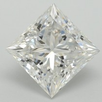 Lab Created 3.06 Carat D-VS1 Princess Cut Diamond