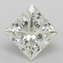 Lab Created 2.58 Carat F-VS1 Princess Cut Diamond