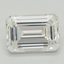 Lab Created 2.58 Carat E-VS1 Emerald Cut Diamond Lab Created 2.58 Carat E-VS1 Emerald Cut Diamond