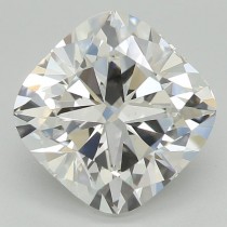 Lab Created 2.55 Carat E-VVS2 Cushion Cut Diamond
