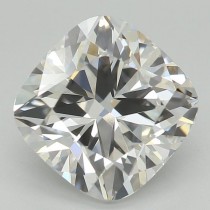 Lab Created 2.52 Carat E-VS1 Cushion Cut Diamond