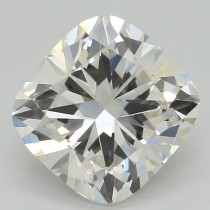 Lab Created 2.55 Carat F-VS1 Cushion Cut Diamond
