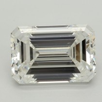 Lab Created 5.13 Carat F-VVS2 Emerald Cut Diamond Lab Created 5.13 Carat F-VVS2 Emerald Cut Diamond