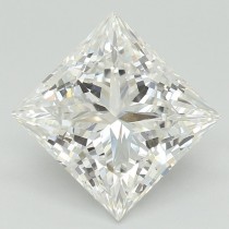 Lab Created 2.50 Carat E-VS2 Princess Cut Diamond Certified By IGI