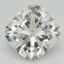 Lab Created 2.77 Carat E-VS1 Cushion Cut Diamond Lab Created 2.77 Carat E-VS1 Cushion Cut Diamond