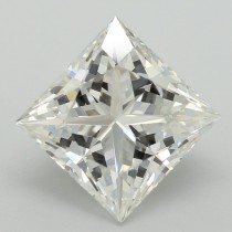 Lab Created 4.06 Carat G-VVS2 Princess Cut Diamond Certified By GCAL