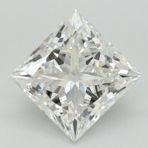 Lab Created 2.50 Carat F-VS1 Princess Cut Diamond Certified By IGI