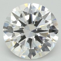 Lab Created 2.52 Carat D-VS1 Round Diamond
