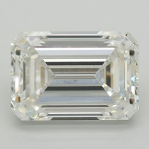 Lab Created 5.29 Carat F-VS1 Emerald Cut Diamond
