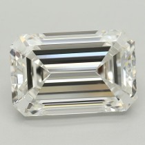 Lab Created 5.30 Carat F-VVS2 Emerald Cut Diamond