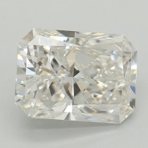 Lab Created 2.50 Carat F-VS1 Radiant Cut Diamond Lab Created 2.50 Carat F-VS1 Radiant Cut Diamond