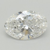 Lab Created 0.98 Carat D-VS1 Oval Diamond