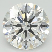 Lab Created 3.08 Carat F-VS1 Round Diamond Lab Created 3.08 Carat F-VS1 Round Diamond