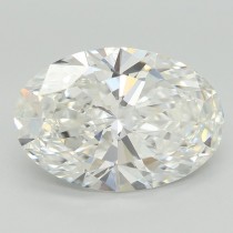 Lab Created 4.01 Carat F-VS1 Oval Diamond