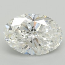 Lab Created 4.01 Carat F-VS1 Oval Diamond