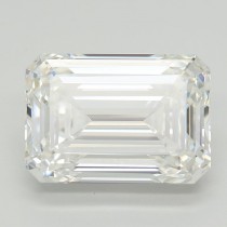 Lab Created 4.94 Carat D-VVS2 Emerald Cut Diamond