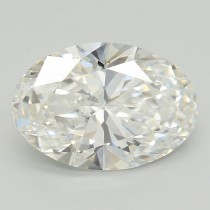 Lab Created 3.83 Carat E-VS1 Oval Diamond