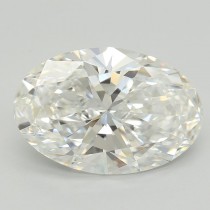 Lab Created 3.91 Carat E-VS1 Oval Diamond