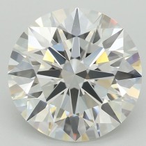 Lab Created 3.83 Carat E-VS1 Round Diamond