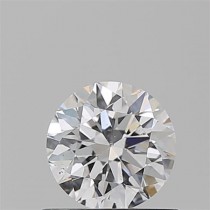 0.66 Carat D-SI2 Round Natural Diamond