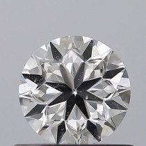 0.50 Carat D-SI2 Round Natural Diamond