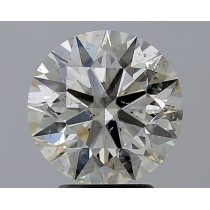 3.11 Carat J-SI2 Round Natural Diamond