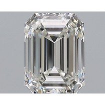 1.51 Carat H-VS1 Emerald Cut Natural Diamond