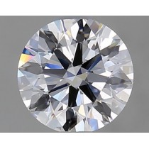 0.91 Carat D-IF Round Natural Diamond Certified By GIA