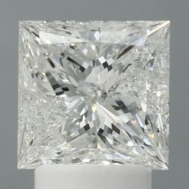 2.39 Carat H-I1 Princess Cut Natural Diamond 2.39 Carat H-I1 Princess Cut Natural Diamond