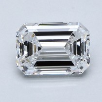 1.30 Carat D-VVS2 Emerald Cut Natural Diamond Certified By GIA